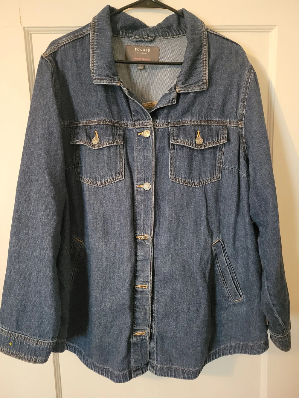 torrid Indigo Blue Denim Trucker Jacket